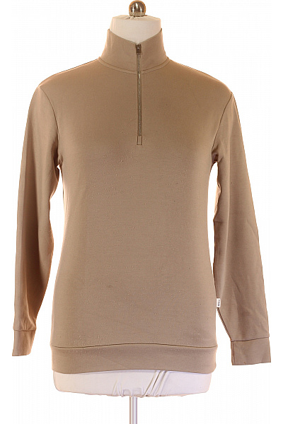 Pánská Mikina Bez Zapínání Béžová SELECTED Vel. M