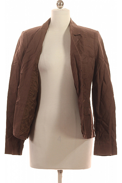 S.OLIVER Dámské Blejzr Lněný Hnědý Vel. 36 | s.OLIVER | obrázek 3