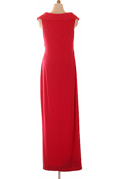 Ralph Lauren Dlouhé červené zavinovací společenské šaty Vel. 10 | Ralph Lauren | obrázek 2
