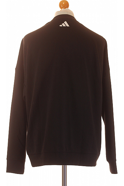 ADIDAS Pánská Mikina Černá Second hand Vel. XL | ADIDAS | obrázek 3