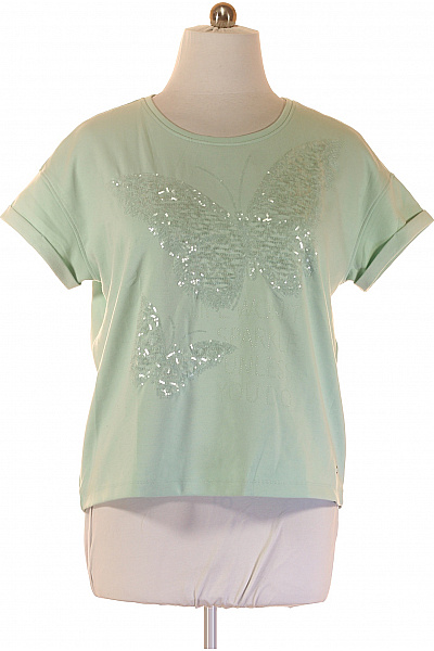 Monari Dámské Tričko Zelené Vel. 44