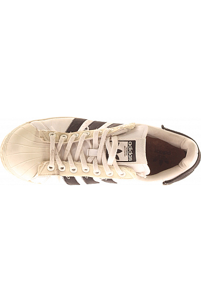 Pánské Boty Bílé ADIDAS Second Hand Vel. 43 1/3