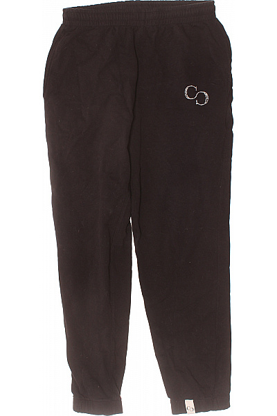 COTTON CANDY Dámské Tepláky Černé Second Hand Vel. M