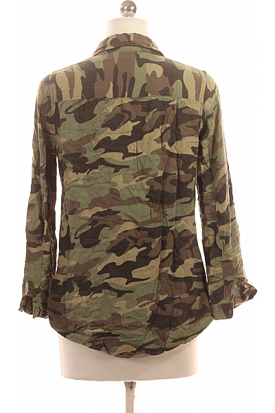 Vzorovaná Dámská Košile Khaká Vel. M | Unimoda | obrázek 3