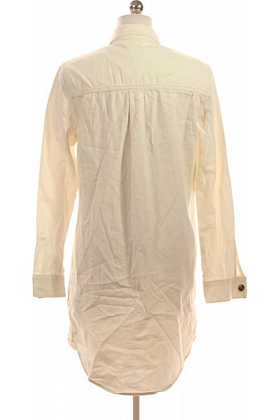 Lee  Dámská krémová košilová tunika dlouhý rukáv s kapsami Velikost XS | Lee  | obrázek 3