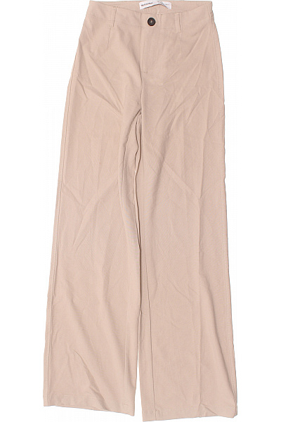 Bershka Dámské Kalhoty Béžové Vel. 34 | Bershka | obrázek 2