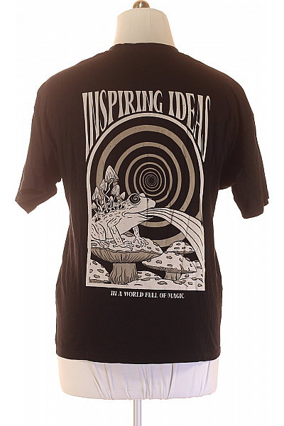 Pánské Tričko Černé Vel. L | Sublevel | obrázek 2