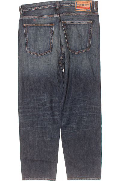 DIESEL Pánské Rovné Džíny Modré Second hand Vel. 32 | DIESEL | obrázek 2