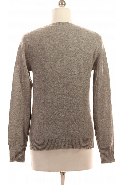 Dámský Svetr Kašmírový Šedý Second hand Vel. 36 | Dine'n Dance | obrázek 3