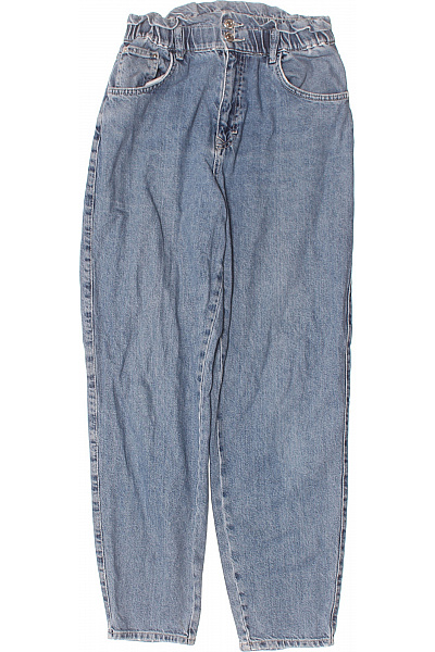 PULL&BEAR Bootcut Dámské Džíny Modré Vel. 38