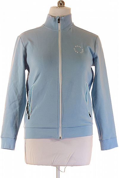 Pánská Mikina Modrá Hugo Boss Second Hand Vel. L