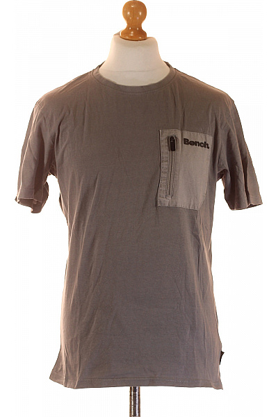 BENCH. Sportovní Pánské Tričko Šedé Second hand Vel. M | BENCH. | obrázek 2