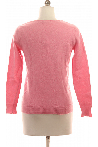 Dámský Svetr Kašmírový Růžový Second hand Vel. L | LAWRENCE GREY | obrázek 3