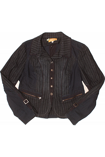 Biba Dámské vypasované sako pruhované ležérní na běžné nošení podzimní moderní Velikost 42 | Biba | obrázek 2