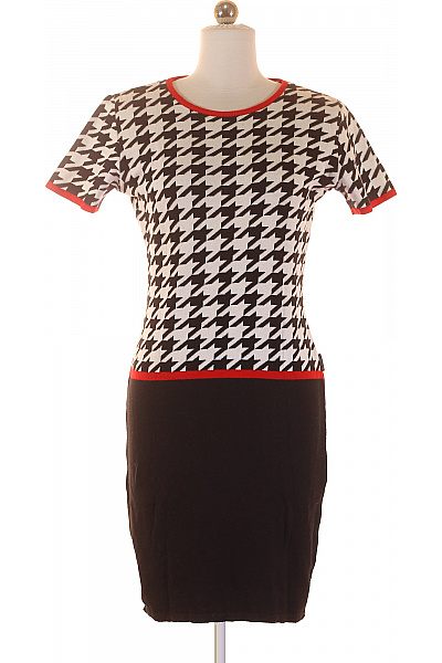  Šaty Pletené Černobílé Vel. S | rosenbaum | obrázek 2