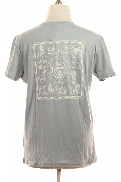 STITCH&SOUL Pánské basic tričko s krátkým rukávem světle šedé jednobarevné Vel. m | STITCH&SOUL | obrázek 3