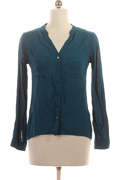 GATE Letní Dámská Košile Modrá Second hand Vel. XS | GATE | obrázek 2