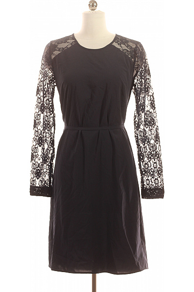 OBJECT Šaty Modré Second Hand Vel. 36