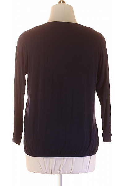  Halenka Jednobarevná Modrá TOM TAILOR Vel. 46 | TOM TAILOR | obrázek 3