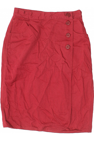 Sukně Červená Vel. 42 | JEANS | obrázek 2