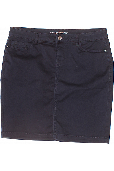 Orsay Tmavě modrá pouzdrová sukně ke kolenům s kapsami Vel. 42 | Orsay | obrázek 2