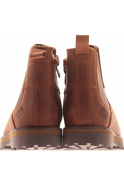 Timberland Dětské Dívky Boty Kožené Hnědé Second hand Vel. 34 | Timberland | obrázek 4