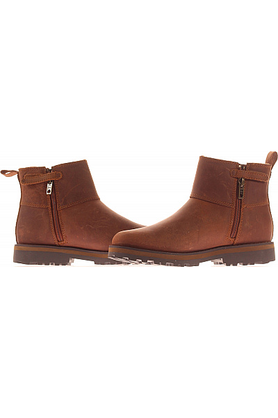 Timberland Dětské Dívky Boty Kožené Hnědé Second hand Vel. 34 | Timberland | obrázek 5