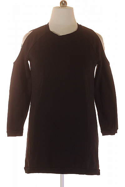 OBJECT  Mikinové Šaty Černé Vel. XL