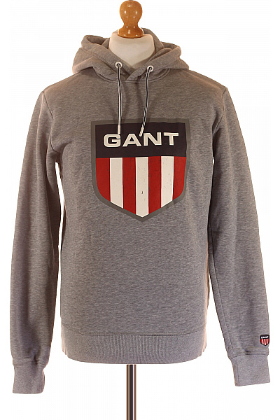 Pánská Mikina Bez Zapínání Šedá GANT Vel. M
