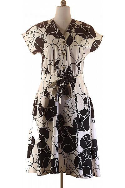 Šaty Černobílé Vel. M | Trendy Too | obrázek 2