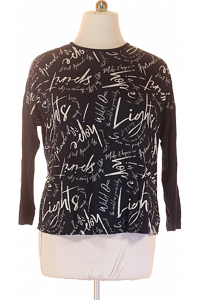 Dámské Tričko s Potiskem Modré Esmara Second hand Vel. XL | Esmara | obrázek 2