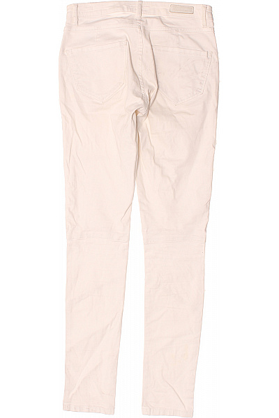 Boyfriend Dámské Džíny Bílé Second hand Vel. 34 | OPUS | obrázek 2