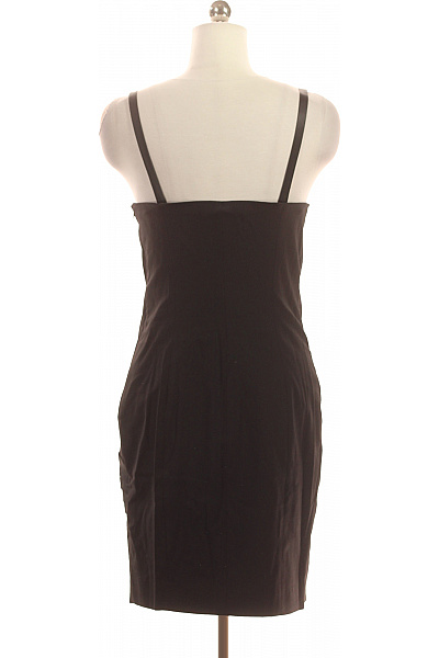 pinko Černé pouzdrové mini šaty na ramínka koktejlové elegantní Velikost 38 | pinko | obrázek 3