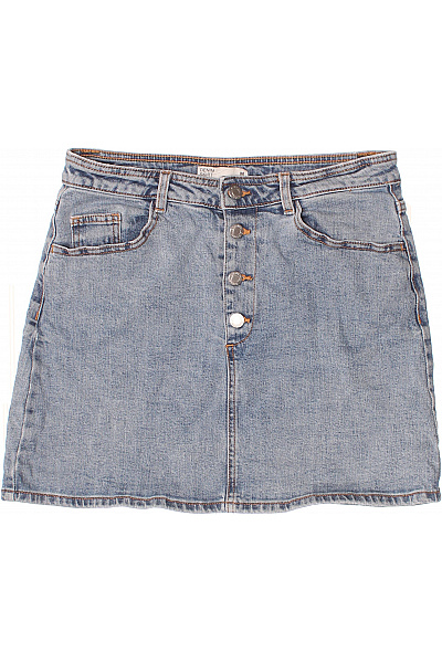 Sukně Modrá Vel. M | denim | obrázek 2