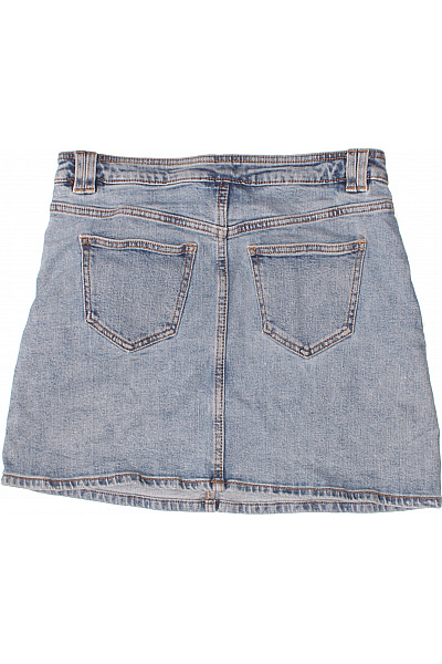 Sukně Modrá Vel. M | denim | obrázek 3