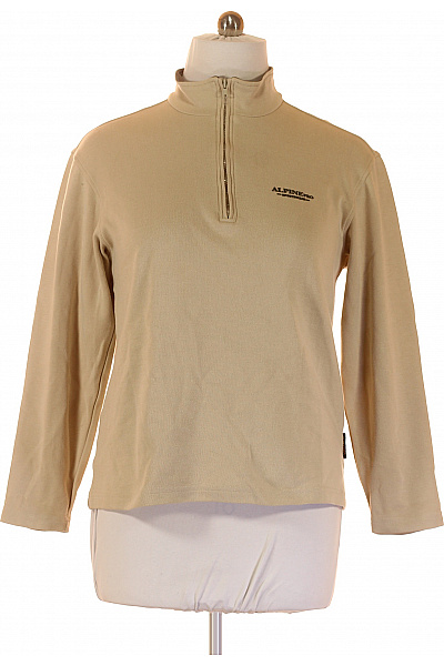 Funkční Dámská Mikina Béžová ALPINE PRO Second hand Vel. L | ALPINE PRO | obrázek 2
