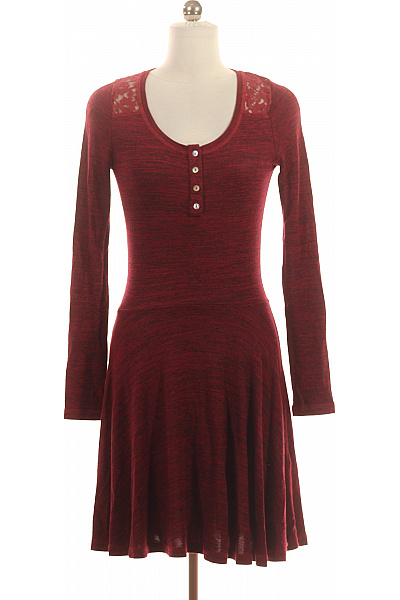 SUPERDRY  Šaty Pletené Červené Vel. S | SUPERDRY | obrázek 2