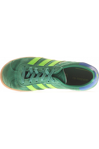 Dětské Chlapci Boty Kožený Zelený ADIDAS Second hand Vel. 34 | ADIDAS | obrázek 2
