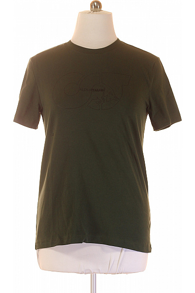 Pánské Tričko S Potiskem Zelené ALPHATAURI Vel. M