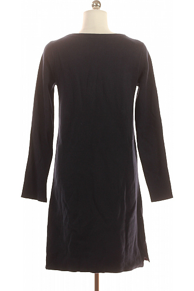 TOMMY HILFIGER Dámské tmavě modré pletené šaty s dlouhým rukávem a kapsami Vel. xs | TOMMY HILFIGER | obrázek 2