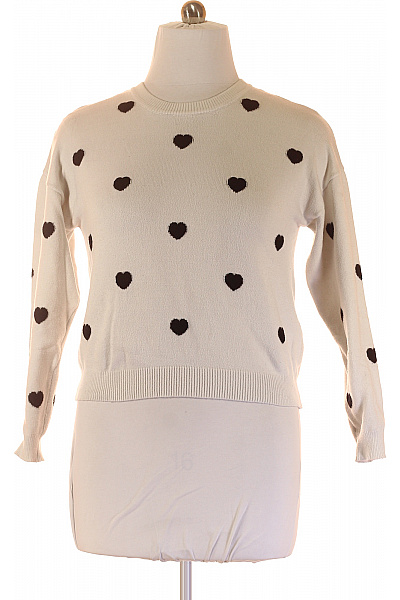 PIECES Dámský Pulovr Černobílý Vel. L | PIECES | obrázek 2