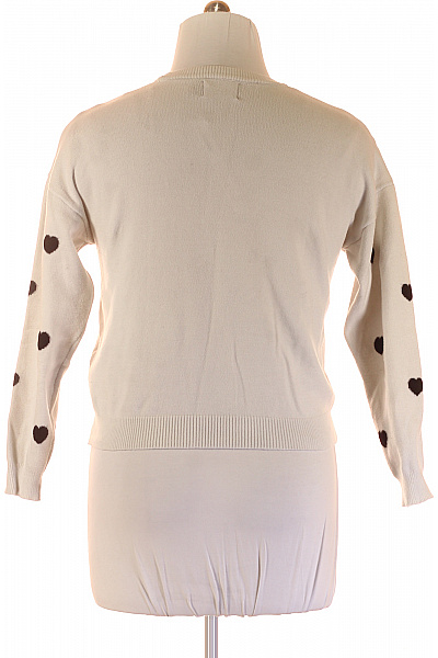 PIECES Dámský Pulovr Černobílý Vel. L | PIECES | obrázek 3