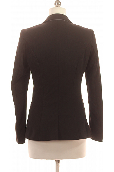 HM  Polyesterové vypasované business jednořadé s jedním knoflíkem hnědé sako Vel. 34 | HM  | obrázek 2