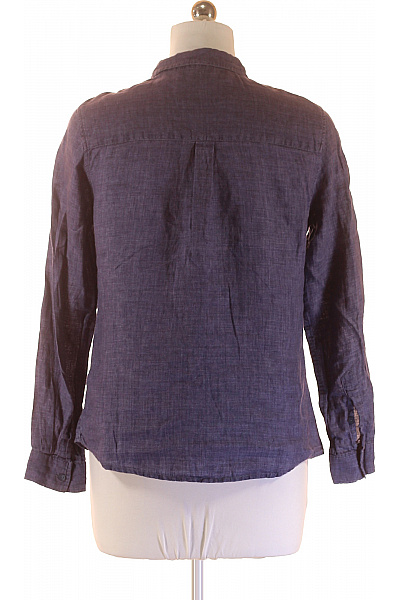 Marks & Spencer Dámská Košile Lněná Modrá Vel. 40 | Marks & Spencer | obrázek 3