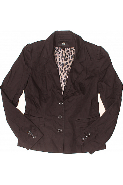 Dámské Sako Černé Second hand Vel.  40 | HM  | obrázek 2