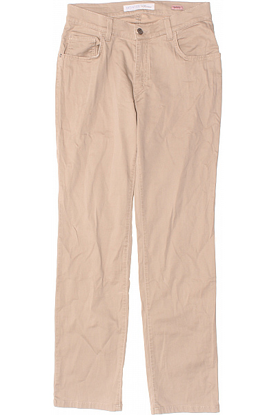 Dámské Kalhoty Rovné Béžové Vel. 38/30 | women | obrázek 2