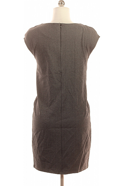 Mohito Šedé dámské letní šaty úpletové jednoduché rovné ke kolenům Velikost XS | Mohito | obrázek 2