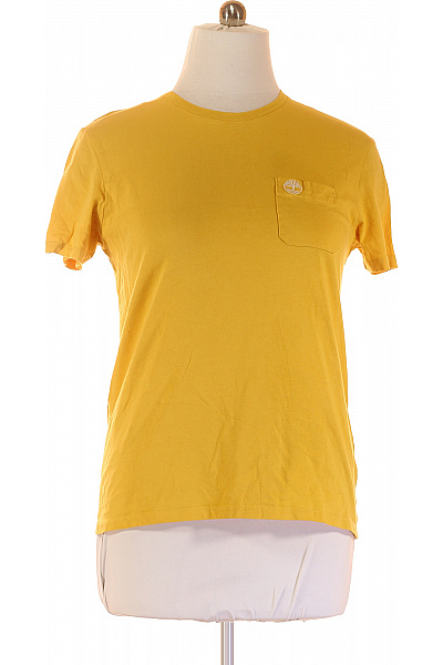Jednoduché Pánské Tričko Žluté Timberland Vel. L