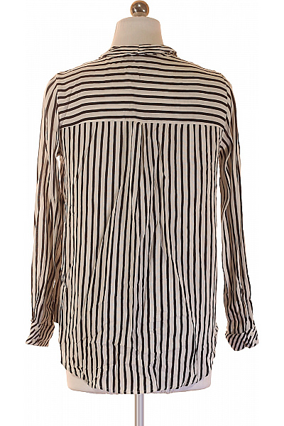 ZARA Dámská pruhovaná halenka zavinovací s dlouhým rukávem Vel. s | ZARA | obrázek 3