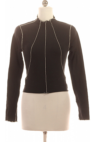 GOOD AMERICAN Dámské Tričko Černobílé